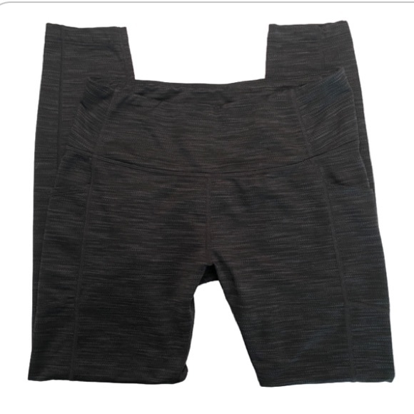 Mondetta performance + Luxury Heather Black Workout/Leggings Women’s Medium - Picture 2 of 9